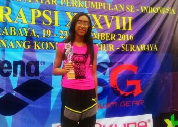 Perenang Junior Kaltim Borong Tiga Emas