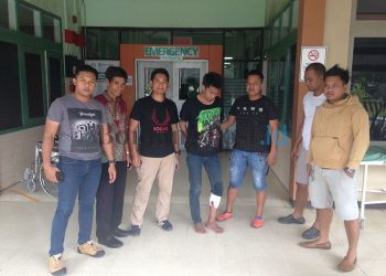 Mencoba Kabur Penikaman di Berebas Tengah di Dor Polisi