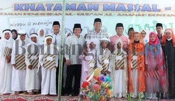 12 Santri TPA Al Amanah Khataman Al Quran