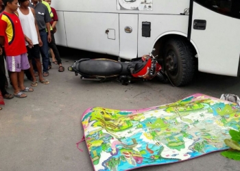 Tabrak Bus, Siswa SMP Tewas