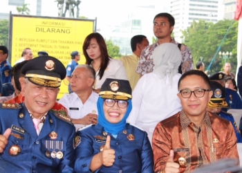 Wali Kota Bontang Hadiri Upacara Damkar di Monas