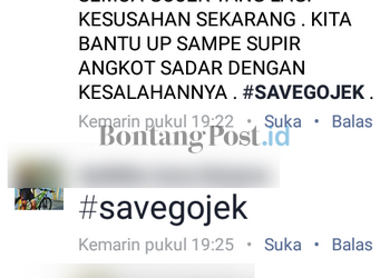 Imbas Demo Sopir Angkot, Tagar #SaveGojek Ramai di Medsos