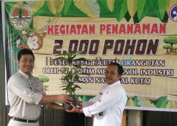 TNK dan PT KMI Ingin Kembalikan Habitat Orang Utan 