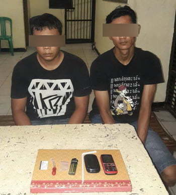 Sopir Travel Ditangkap Pesta Sabu di Kantor