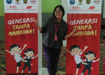 Cerita Mutiara Jadi Sukarelawan KPAID Samarinda; Berawal dari KKN, Jadi Lebih Mensyukuri Hidup