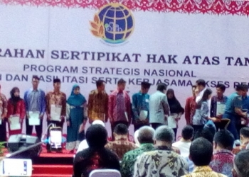 Kutim Kebagian Sertifikat Tanah dari Jokowi 