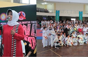 Neni Buka Kejuaraan Jujitsu Terbesar se Kaltim