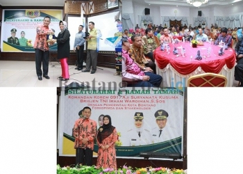 Pemkot Gelar  Ramah Tamah Sambut Danrem 091/ASN 