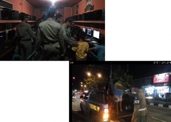 Razia WAJAR,  Puluhan Pelajar Diciduk Satpol PP