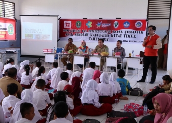 Cegah DBD Sejak Dini, Tim P2PM Bentuk Kader Jumantik di Kaubun  