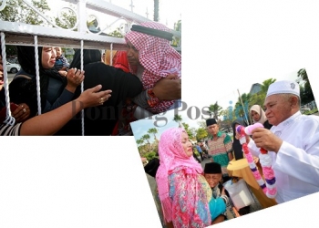 Tangis Haru Sambut Kedatangan Jemaah Haji