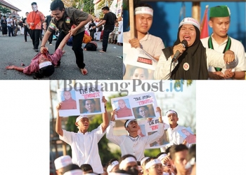 #Save Rohingnya, Ratusan Massa Aliansi Bontang Peduli Gelar Aksi Solidaritas 