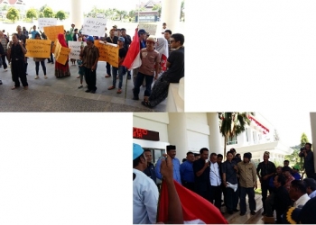 Warga di Tiga Dusun Seruduk DPRD