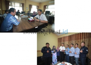 Bontang Post Beri Kejutan Ultah Amiluddin 