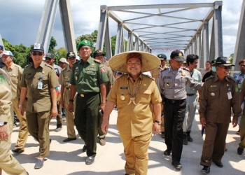 Infrastruktur di Pedalaman Terus Dibenahi