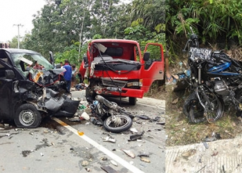 Motor-Pikap ‘Adu Banteng’ di Jalur Tengkorak