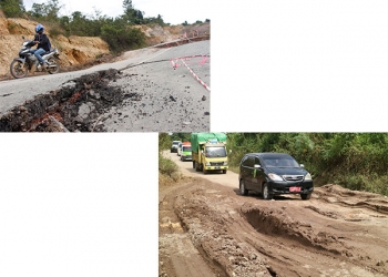 Jalan Ranpul Masih Rawan Lonsor