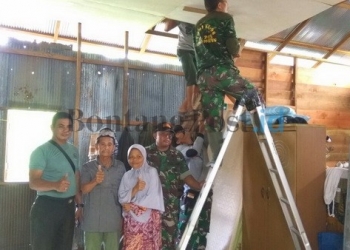 Kodim Berikan Bantuan Bedah Rumah 