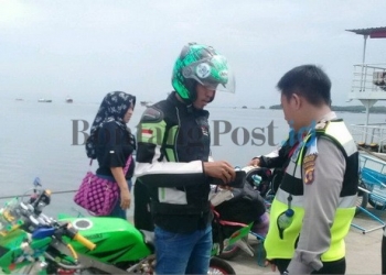 Cegah Aksi Curanmor, Polantas “Razia” Kendaraan di Kapal 