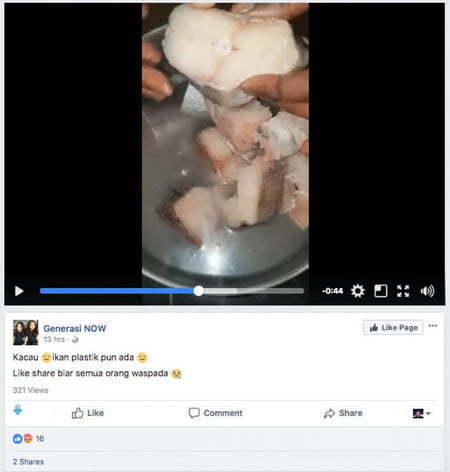 HOAX!!! Ikan Plastik dari Afrika Shop