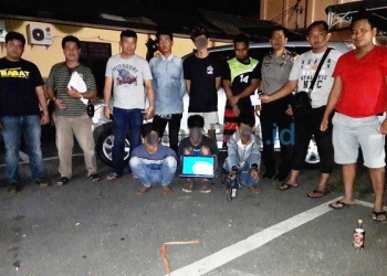 Curi Laptop, Dijual di Facebook, Empat Pemuda Diamankan