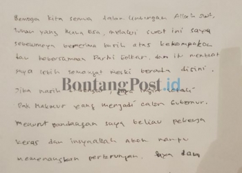 Rita Widyasari Dukung Makmur Maju di Pilgub. Ini Isi Suratnya