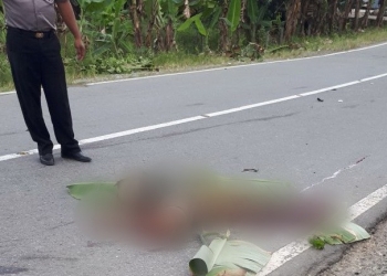 NGERI!!! Serempet Fuso, Tangan Putus, Tewas di TKP