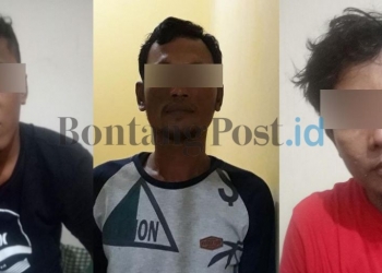 Lagi Asyik Pesta Sabu di Keramba, Tiga Pemuda ini Diamankan