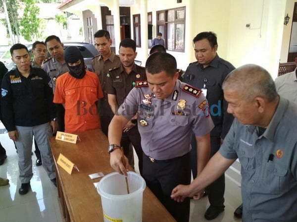 Penjual Ikan Tertangkap Bawa 74 Gram Sabu 