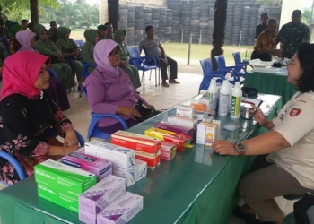 Persit Kodim Gelar Donor Darah dan Pengobatan Massal 