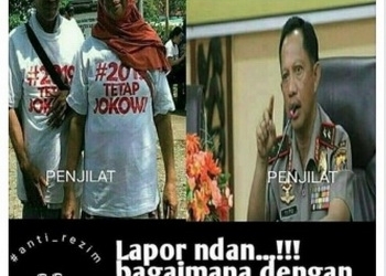 Kapolri Dicatut Urusan Kaus