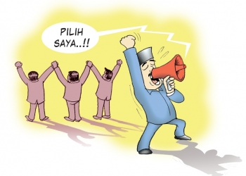 Satu Paslon Diduga Kampanye di Luar Jadwal 