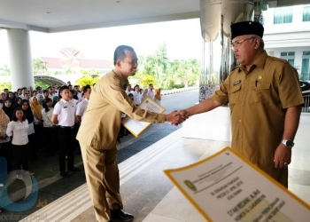 Pemkab Angkat Derajat 60 ASN 