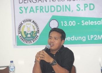 Untuk Ikut Membangun Daerah, Pemuda Harus Masuk Sistem 