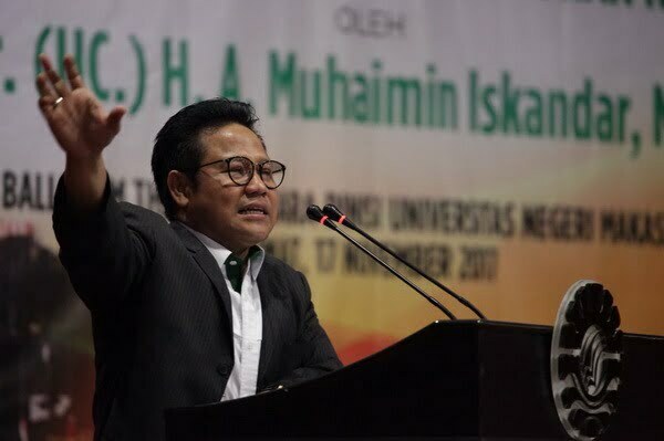 GALANG DUKUNGAN: Ketua DPP PKB Muhaimin Iskandar terus menggalang dukungan menuju Pilpres 2019.(ISTIMEWA)
