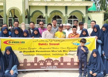 Jelang Bulan Ramadan, RSIB Gelar Baksos Bersama PPIT MBU 