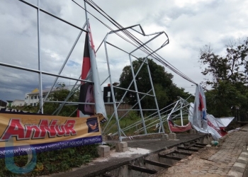 APK Banyak Rusak Diterpa Angin Kencang