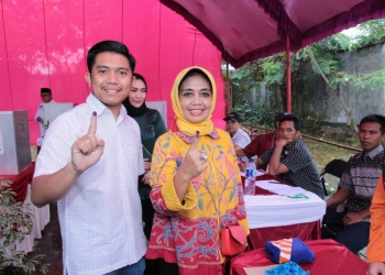 Wali Kota, Wawali, dan PJ Sekkot Berikan Hak Pilihnya