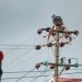 Petugas PLN memasang pelindung kabel untuk mengantisipasi listrik padam akibat hewan liar.(DOK/BONTANG POST)