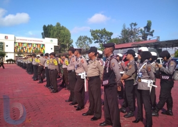 Pilgub Dijaga Aparat Bersenjata Lengkap