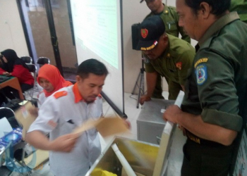 Satlinmas Sukses Amankan Pilgub