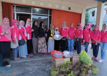 IWSS Kota Bontang Bantu 40 KK Korban Kebakaran Pantai Harapan 