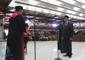 Resmi Dilantik Jadi Wakil Ketua DPRD Kaltim, Samsun Janji Perbaiki Kehadiran Legislator di Karang Paci