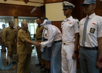 Bupati Lepas Empat Pelajar Paskibra, Lolos Wakili Kutim di Tingkat Provinsi dan Nasional 