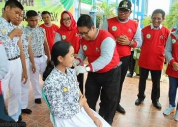 Meski Haram, Vaksin MR Tetap Berlanjut 