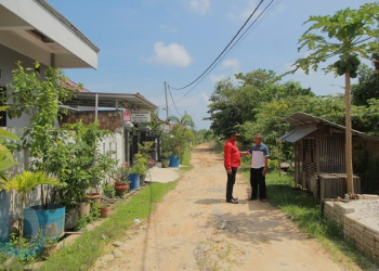Jalan Kol Disiram Rp 1 Miliar