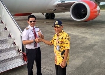 Lion Air Mendarat di APT Pranoto 