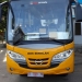 TIBA DI BONTANG: Satu unit bus sekolah program dari Kemenhub Dirjen Perhubungan Darat telah tiba di Bontang untuk fasilitas transportasi anak sekolah Bontang.(IST)