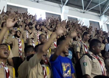 Ketika Para Pelajar Kutim Dukung Pelaksanaan Porprov