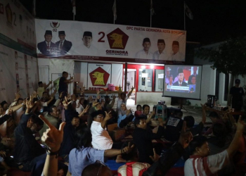 Gerindra Bontang Gelar Nobar Debat Perdana Capres-Cawapres RI